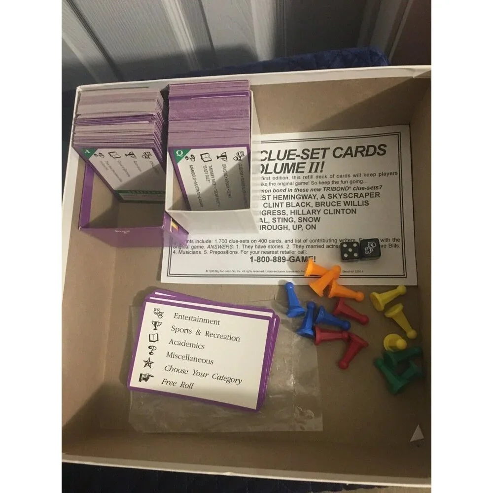 Mattel TriBond Board Game 2005‎